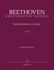 String Quartet in A Minor, Op. 132 Study Scores sheet music cover